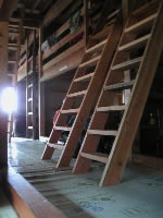 写真：白馬尻小屋の中